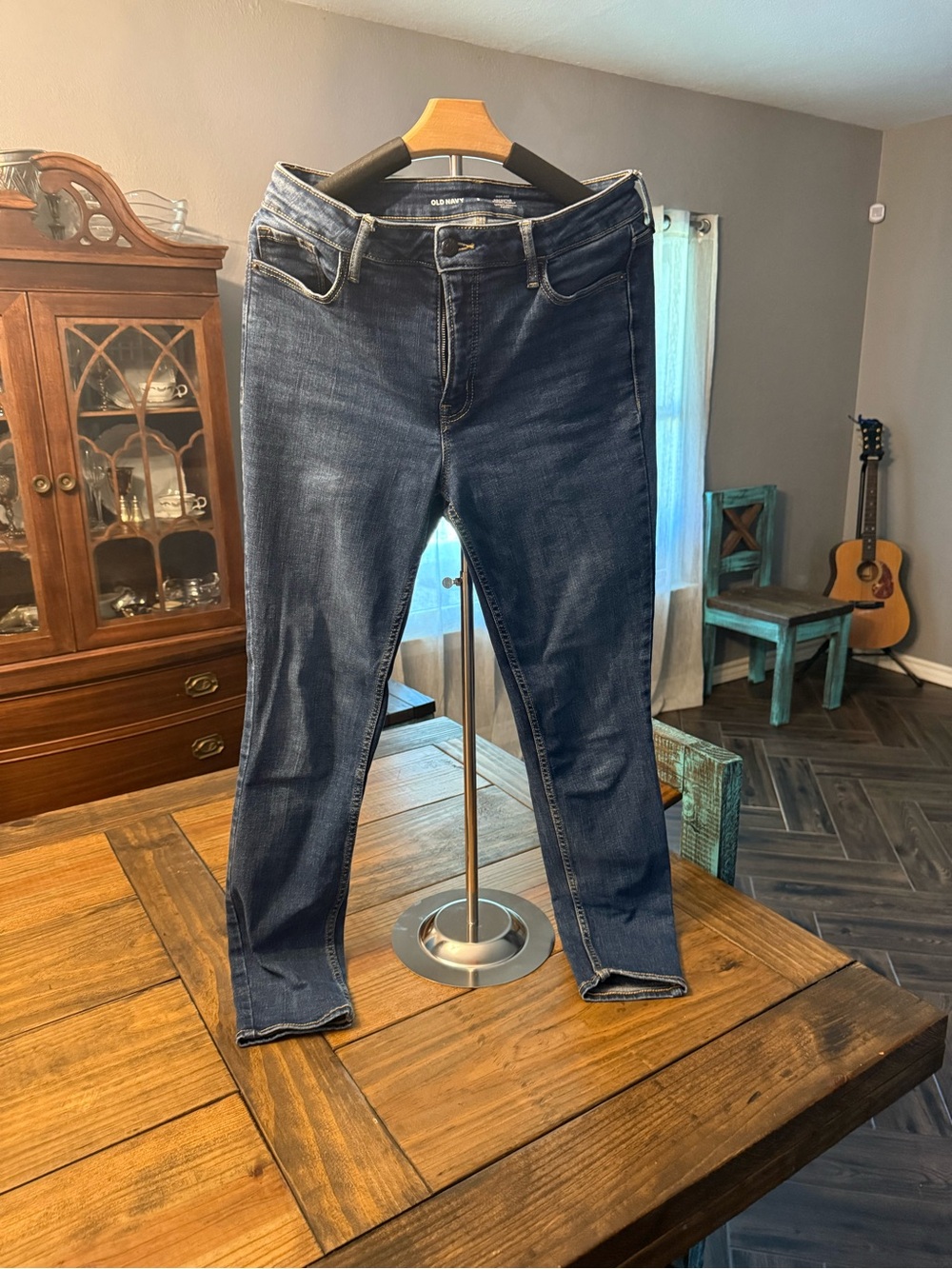 Old Navy Rockstar Super Skinny Jeans - Dark Blue